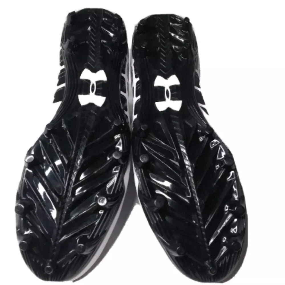 Under Armour Banshee Ripshot Mid Men Lacrosse Cleats Shoes Size 13 White MC